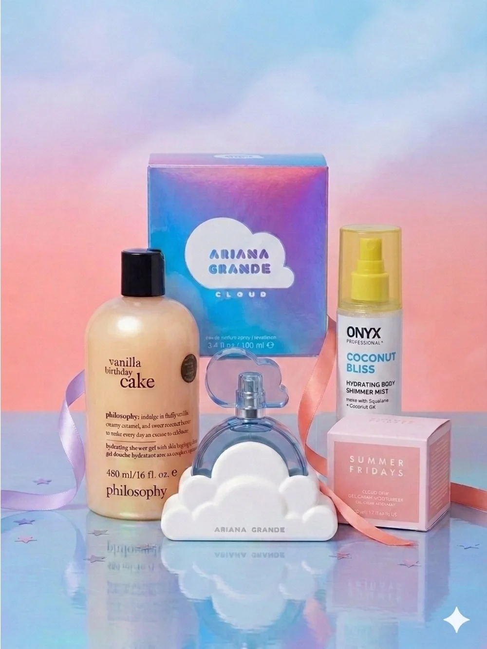 Ariana Grande Cloud + Summer Fridays Cloud Dew Gel Cream + Philosophy 4pc Bundle - Picture 9 of 9